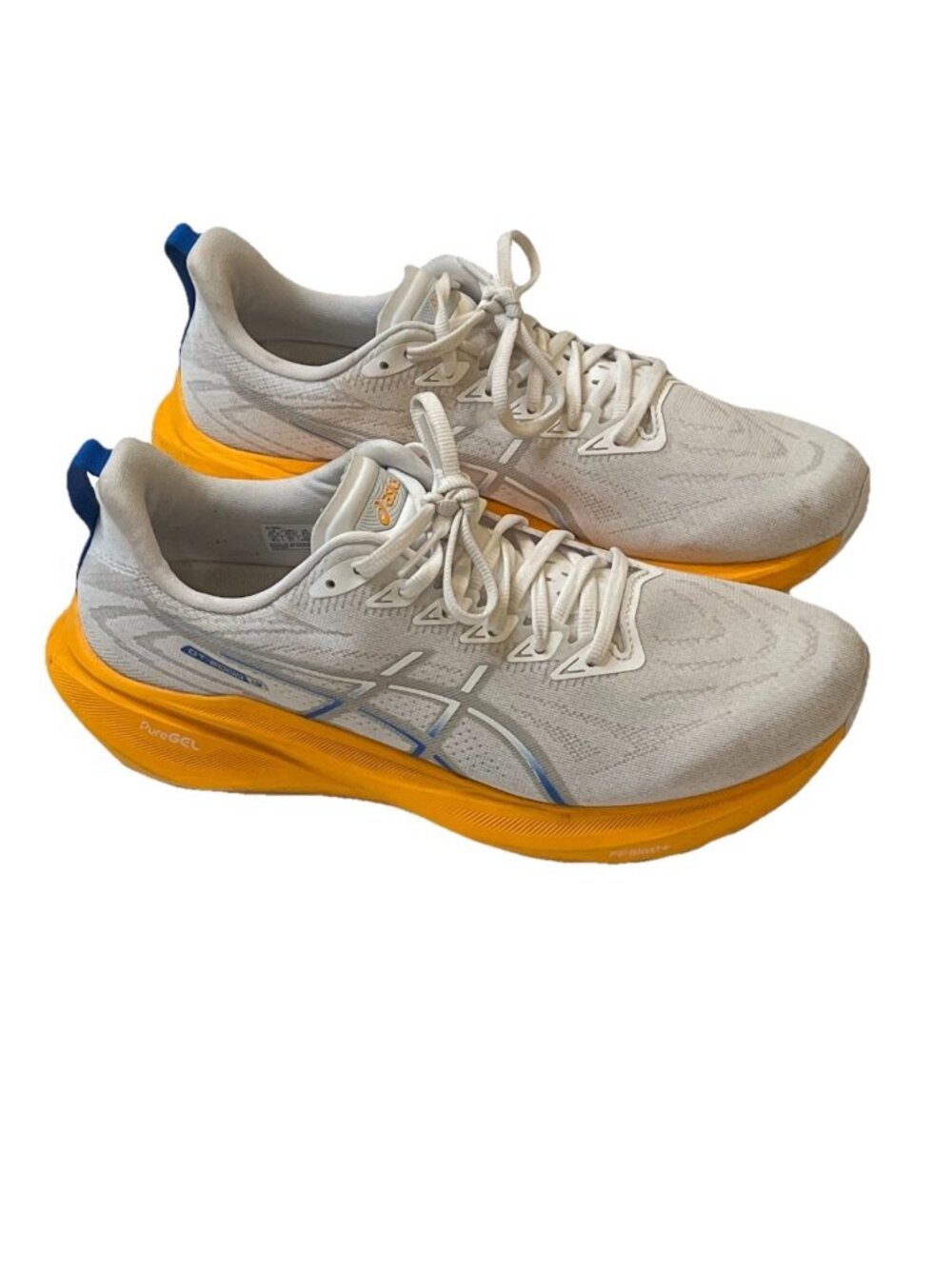 Asics GT-2000 13 Men's Running Sneakers 9.5 Gray Orange PureGEL